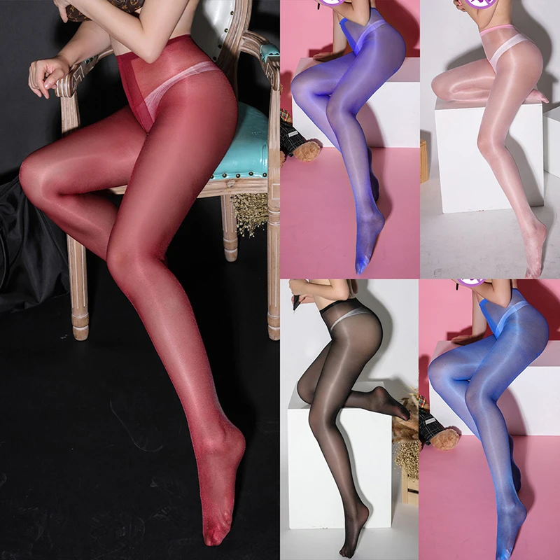 Новинка эластичные Волшебные чулки без косточек блестящие колготки анти крюк
