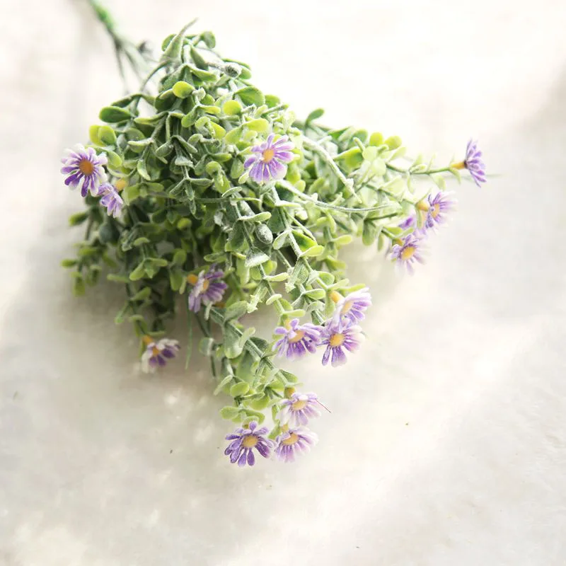 Искусственные цветы 34 5 см цветочный букет из дикой хризантемы для свадьбы