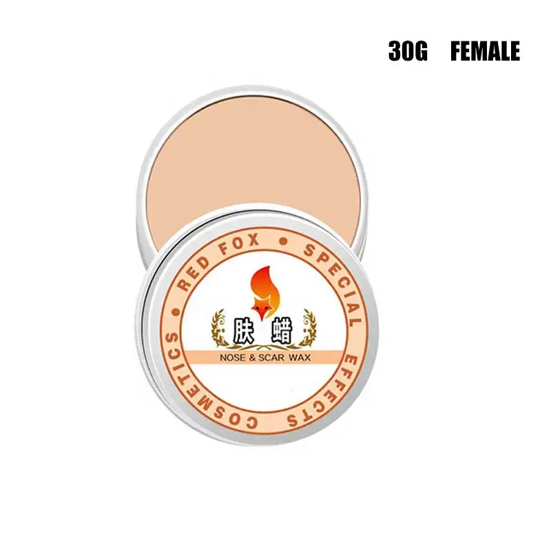 Нарядное платье для Хэллоуина с имитацией шрамов восковой кожи лица макияжа