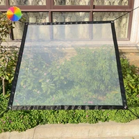 window transparent rainproof tarpaulin succulent plant insulation anti freeze anti bird windshield tarpaulin plastic tarp xbff
