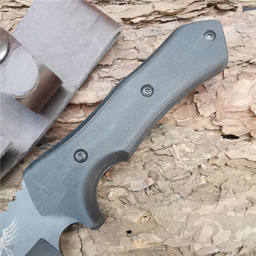 Outdoor Tactical Camping Hunting Survival Pocket Fixed Blade Knife Wood Handle 8cr13mov Combat EDC Straight Knives Utility | Инструменты