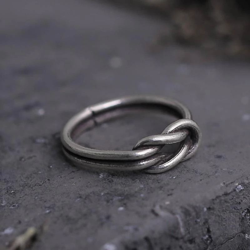 Серебряное кольцо Fyla Mode из стерлингового серебра 925 пробы с бантиком в античном