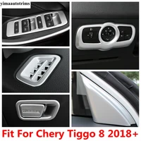 for chery tiggo 8 2018 2019 2020 dashboard air ac vent glove box button window lift head light cover trim accessories interior