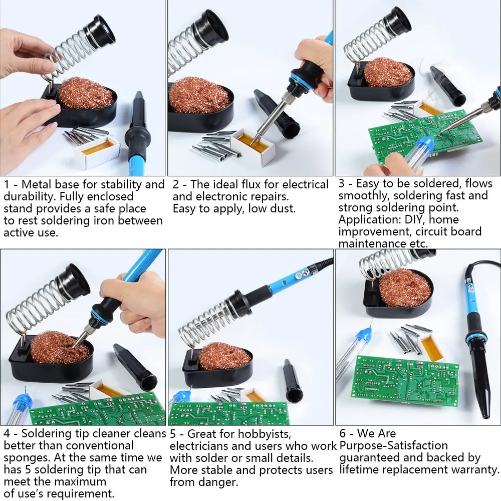Подставка для паяльника держатель набор очистки наконечников с губка припоя