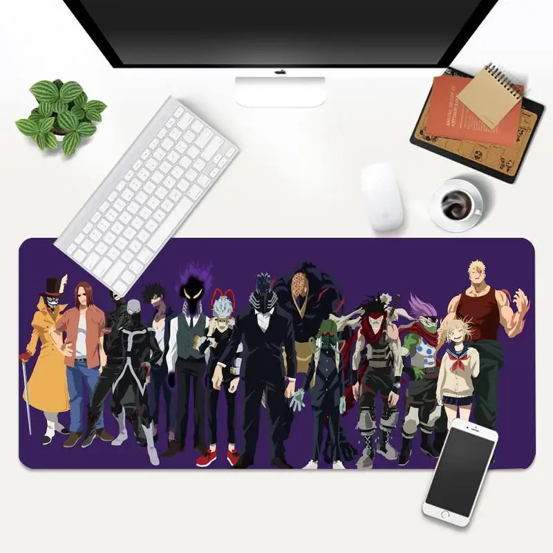 

Boku No Hero Academia anime Office Mice Gamer Soft Mouse Pad XL Large Gamer Keyboard PC Desk Mat Takuo Computer Tablet Mouse mat