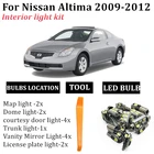 15X Canbus светодиодный интерьер автомобиля Комплект ламп для 2009 2010 2011 2012 Nissan седан Altima coupe светодиодные внутренние купольные фонари для багажника