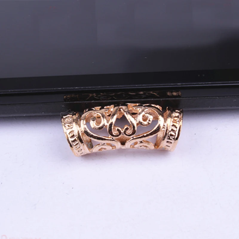 5 шт. тибетский серебряный дракон полые волосы плетение из бисера Dread дредлок