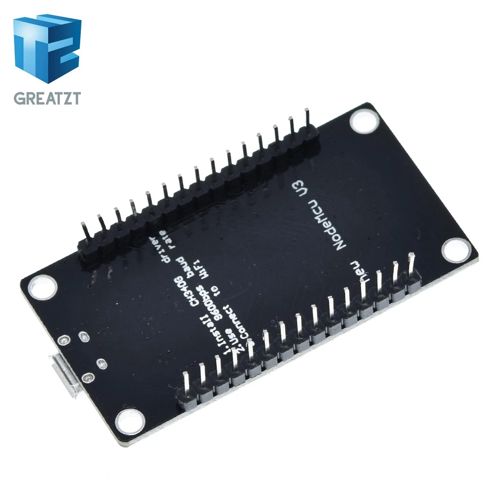 Wireless module NodeMcu v3 CH340 Lua WIFI Internet of Things development board ESP8266 with pcb Antenna and usb port for Arduino |