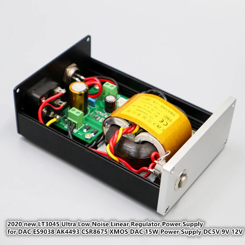 15 Вт LT3045 DC5V DC9V 12V/500mA практически не производит шума Hi Fi линейный регулятор
