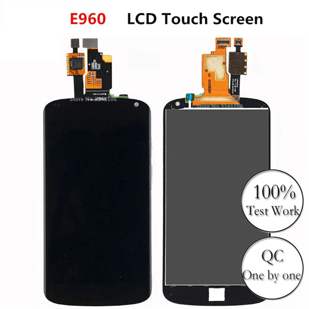 CXHKRR 100% гарантия для LG Google Nexus 4 Optimus E960 7 &quotЖК дисплей + дигитайзер сенсорный экран