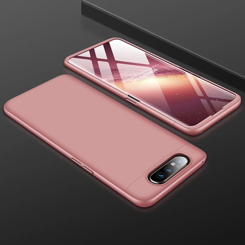 3 в 1 Футляр для samsung Galaxy A80 чехол-накладка для мобильного телефона для samsung a80 матовый чехол-Броня Защита Корпус Coque