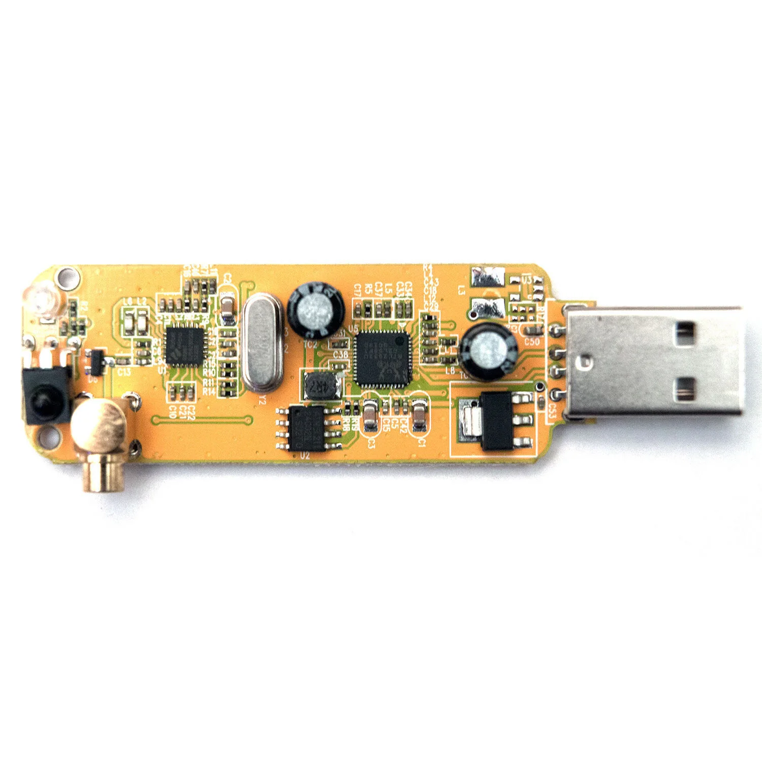 

USB 2.0 DVB-T SDR+DAB+FM HDTV TV Tuner Receiver Stick RTL2832U+R820T2 Kit Parts