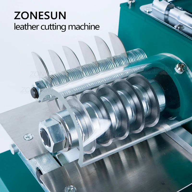 ZONESUN набор инструментов для резки ленты из растительного дубления кожи с ремнем и