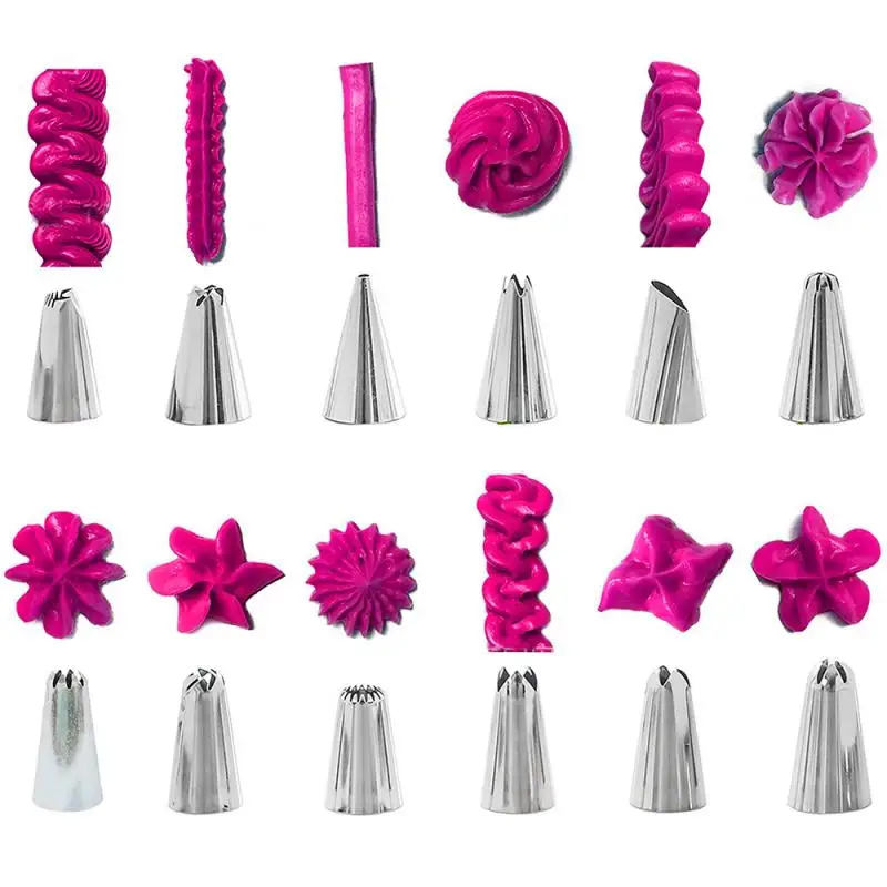 

83 PCS / Set Cake Nozzle Cake Decorating Set Cupcake Baking Nozzles Converter Decorating Gun Decorating Bag Kitchen Cake Tools