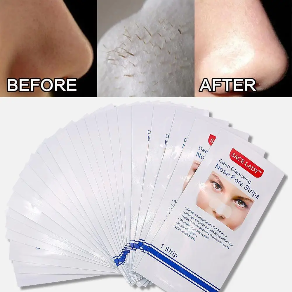 Clean Up Nose Strips Deep Cleansing Blackhead Remover Nasal Spot Dot Sticker Sheet Mask Shill For Acne Black Head | Красота и