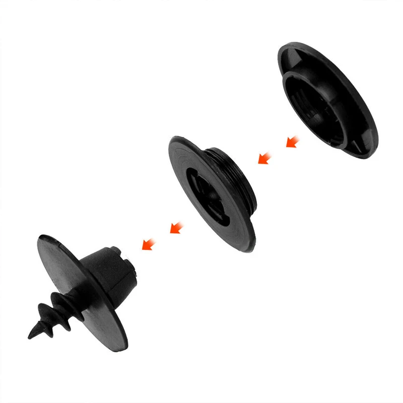 10pcs Auto Car Mat Carpet Clips Fixing Grips Clamp Floor Holders Sleeves Premium Clamps/Fastener Black | Автомобили и мотоциклы