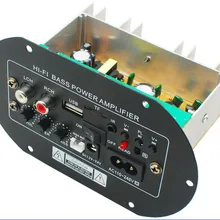 KYYSLB JW-A8 100~ 200 Вт домашний аудио автомобильный усилитель 12V24V220V Fever класс сабвуфера усилителя звука плата карта пульт дистанционного управления с USB