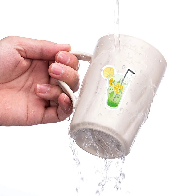 

50PCS Summer Tropical Beach Pineapple Cartoon Sticker For Case DIY Luggage Laptop Skateboard Bicycle Decal Cute Stickers