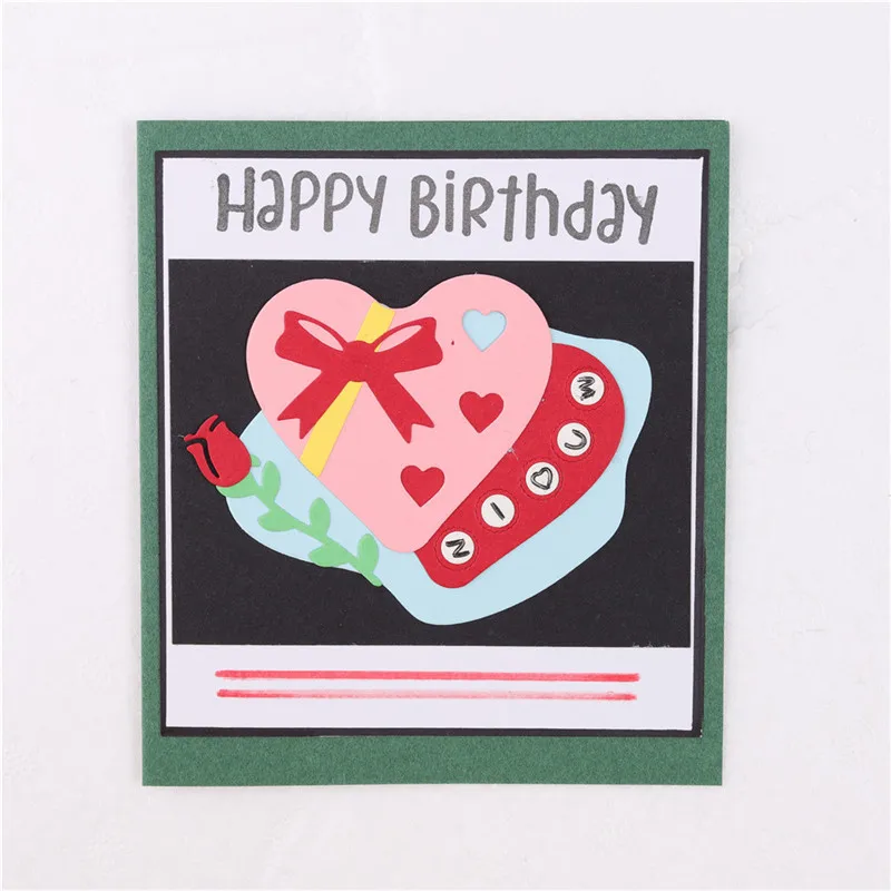 YaMinSanNio Heart Dies Love Frame Metal Cutting New 2020 Craft Scrapbooking Card Making Embossing Diecut Decor Stencil | Дом и сад
