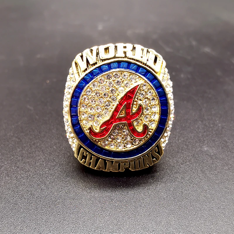 Новинка 2021 года кольцо для чемпионата Atlantas Braves и звездный игрок набор колец