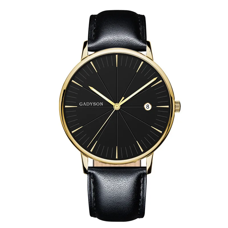 men watches luxury famous brand men leather strap calendar watch men military sports luminous quartz watch relogio masculino hot free global shipping