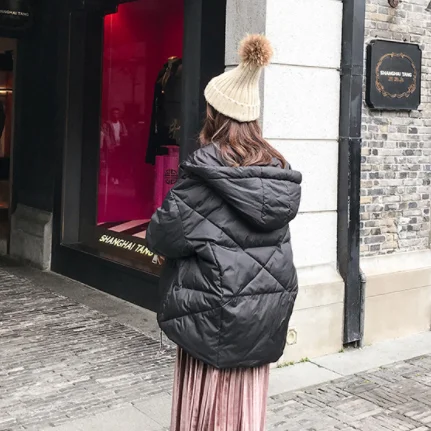 2020 зимний Блестящий Яркий пуховик Женское пальто с капюшоном куртка на молнии