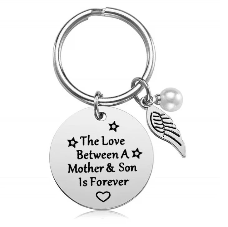Брелок с жемчугом для семьи подарок от сына и дочери любовь между мамой