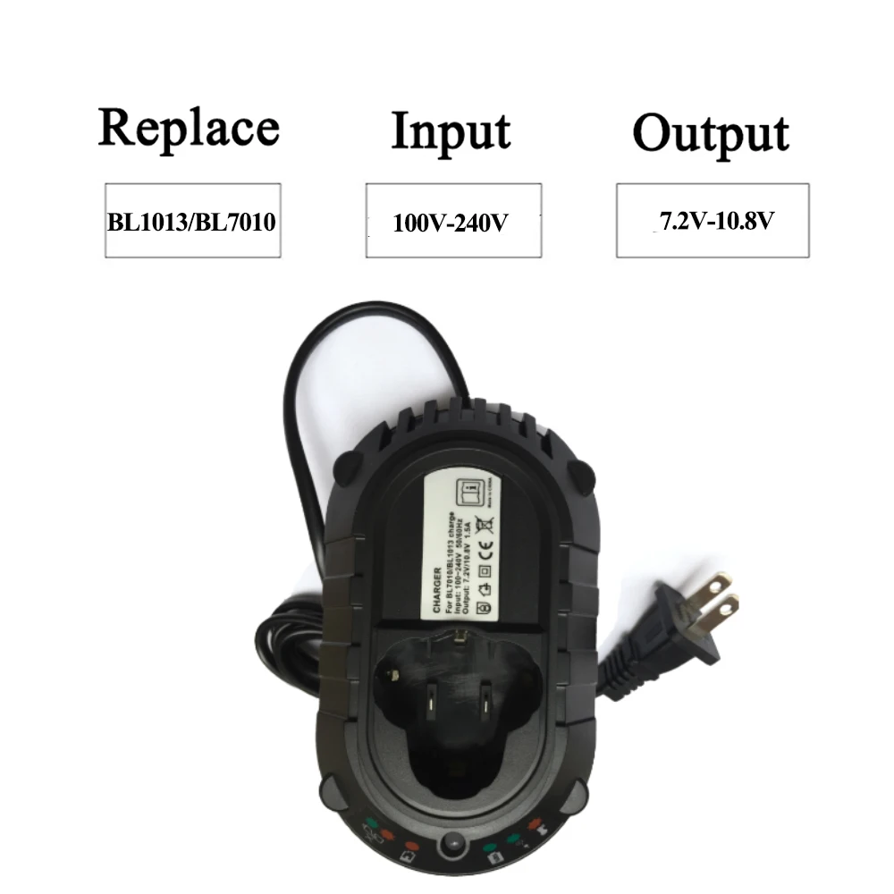 Сменное зарядное устройство для MAKITA BL1013 BL1014 BL7010 7 2 в 10 8 В литий-ионная батарея DC10WA