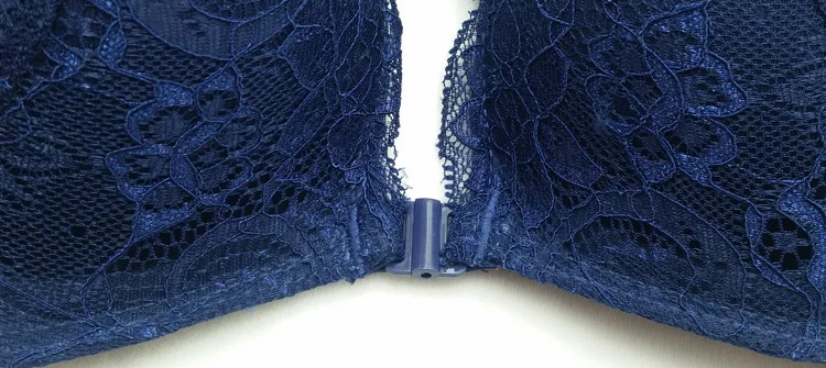 

Front Closure Bras For Women Underwear Sexy Lace Bralette Push Up Brassiere BH Wireless Bra Breathable