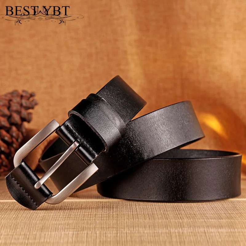 

Best YBT Men Imitation Leather Belt Alloy Pin Buckle Belt Selling Retro Fashion Casual Jeans Men High Quality Belt
