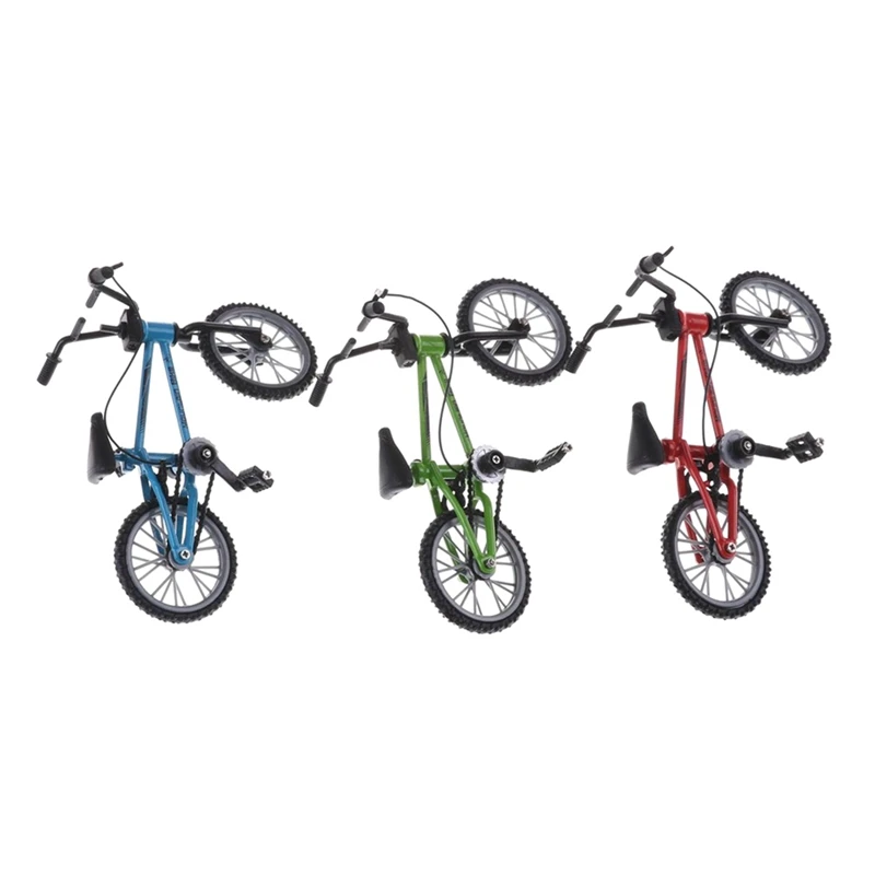 

1:10 Alloy Bicycle Model Diecast Bike Metal Finger Mountain Bike Racing Toy Bend Road Simulation Collection Toys for child1
