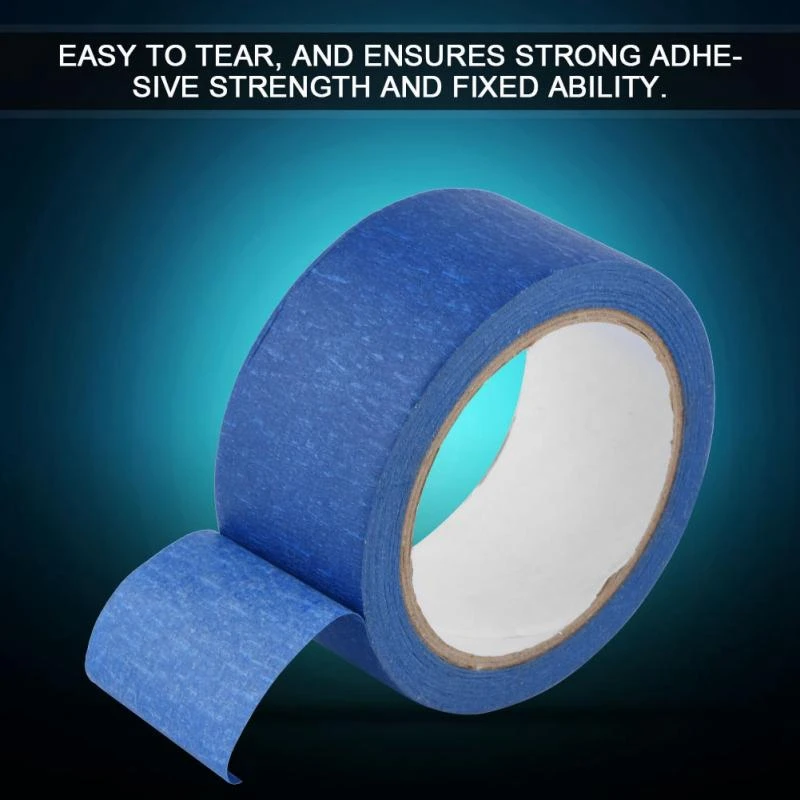 48 мм x 30 м устойчивая клейкая синяя лента для маскировки термоплотная бумага 3D