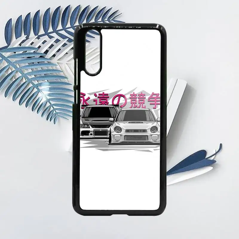 

Cartoon racing car JDM anime Phone Case PC For Samsung galaxy S note 8 9 20 10 e lite2019 plus pro ultra