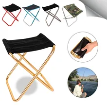 Folding Fishing Chair Lightweight Picnic Camping Chair Foldable Aluminium Cloth Outdoor Portable Easy To Carry Outdoor Furniture