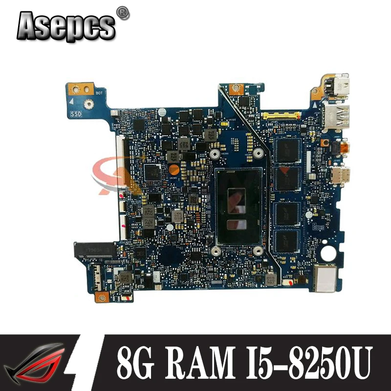 

Akemy X406UAR Motherboard For ASUS VIVOBOOK X406U S406U S406 V406U X406UA X406U Laptop motherboard Mainboard W/ 8G/I5-8250U CPU