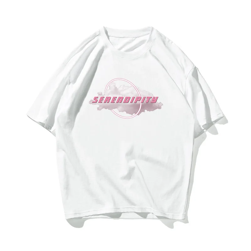 

Hip Hop Men T Shirt Pink Harajuku T-Shirt Cloud Print Tshirt 2021 Men Cotton Casual Short Sleeve Streetwear T Shirt Japan Style