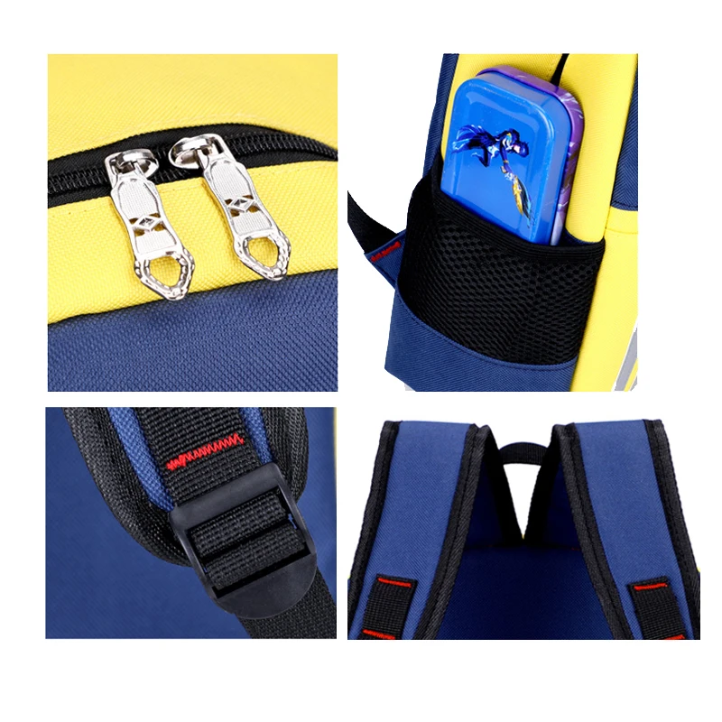 Luminous England Style School Bags Girl and Boys Backpack mochila feminina Girls Boys Nylon SchoolBag Kindergarten Baby Gift