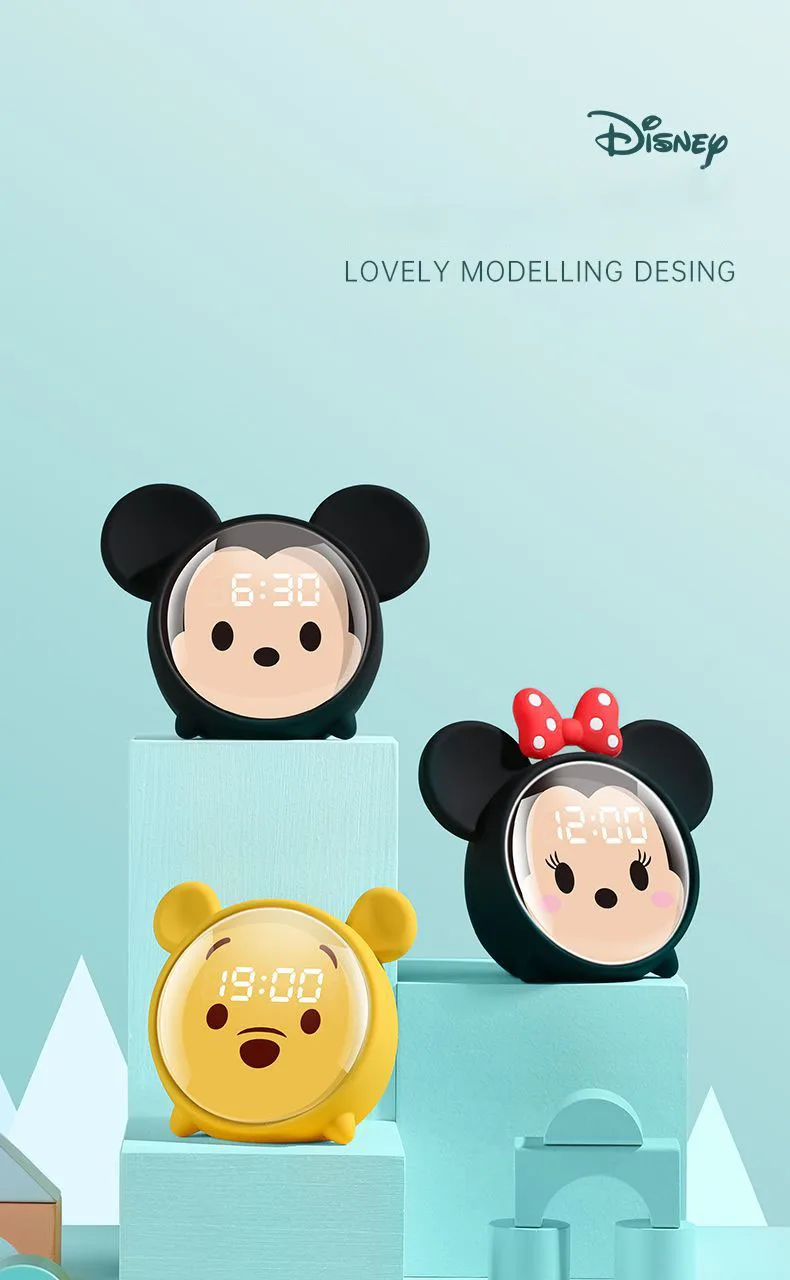 Беспроводной bluetooth-будильник Disney портативные милые Мультяшные электронные