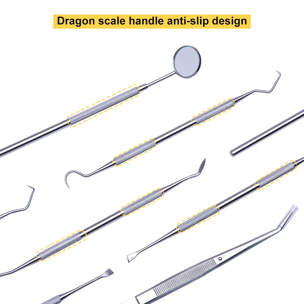 

Dental Mirror Inspection Mirror Makeup Teeth whitening pen Cleaning Stainless Steel Dentist Professional Tools for Oral Health