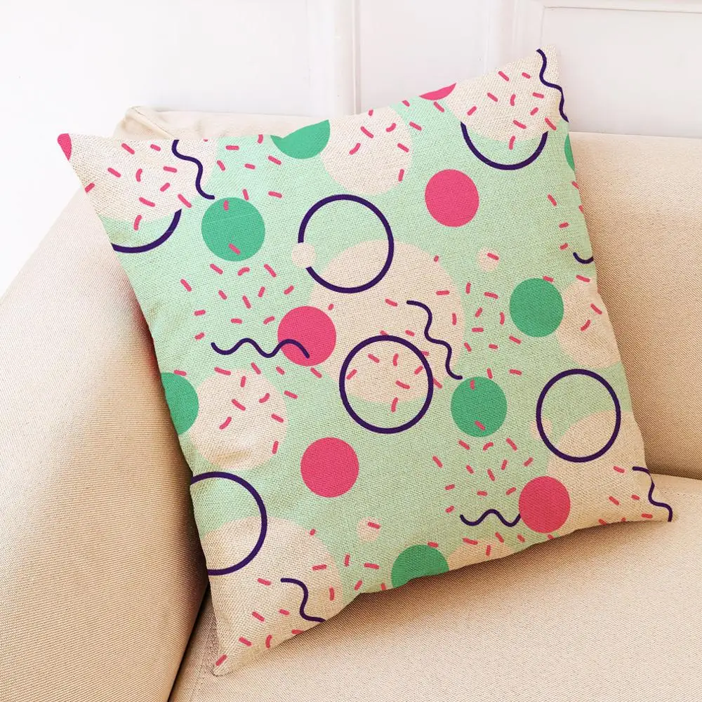 Zeroomade красочная Геометрия хлопчатобумажное белье накидки на подушки