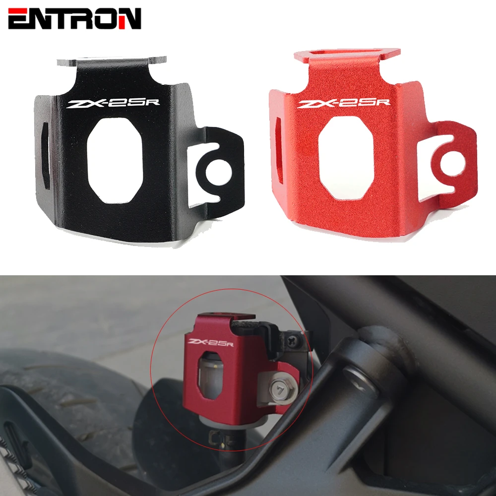 

Новинка 2021, аксессуары для мотоциклов, Крышка Резервуара тормозной жидкости с ЧПУ, Защитная крышка для Kawasaki NINJA ZX-25R ZX25R 2020