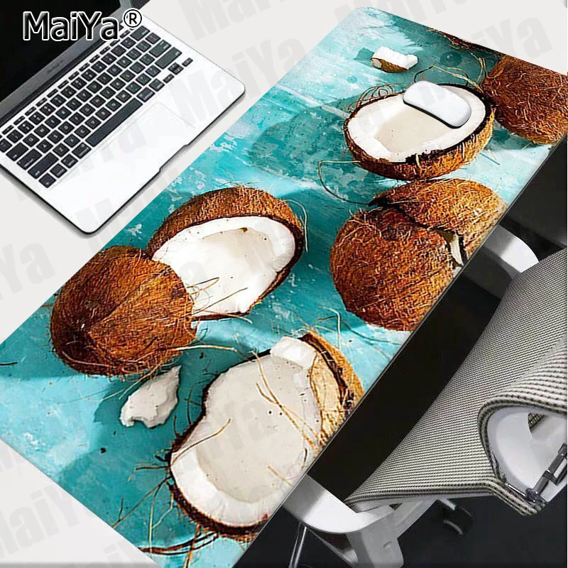 

Maiya Custom Skin Cute Coconut fruit Beautiful Anime Mouse Mat Free Shipping Large Mouse Pad Keyboards Mat