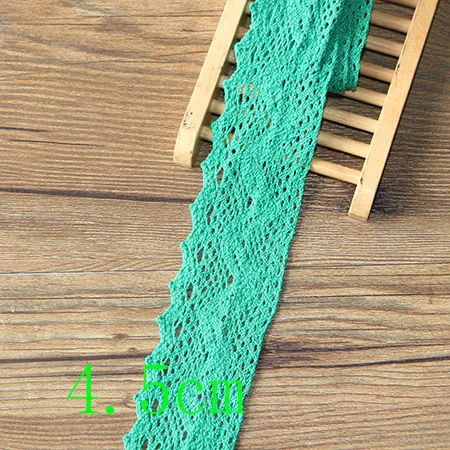 4.5cm 2yard 2 ярда мульти размер розовый вышивка кружева отделка ленты DIY одежды головной убор Свадебная Упаковка ткань материалы - Цвет: 4.5cm 2yard