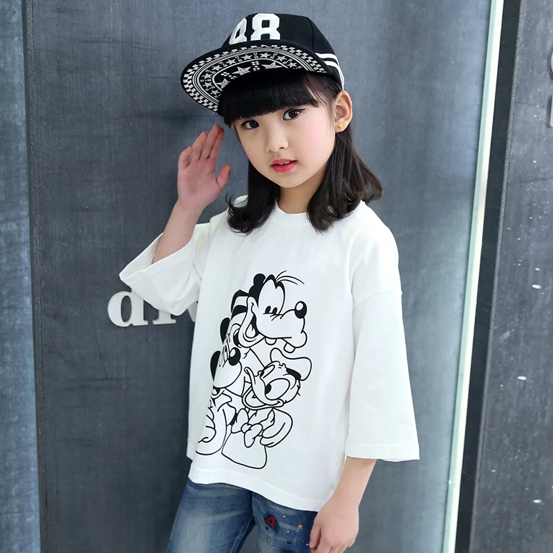 Детская одежда Disney Микки Маус подарок для девочек и мальчиков осенняя мультяшная