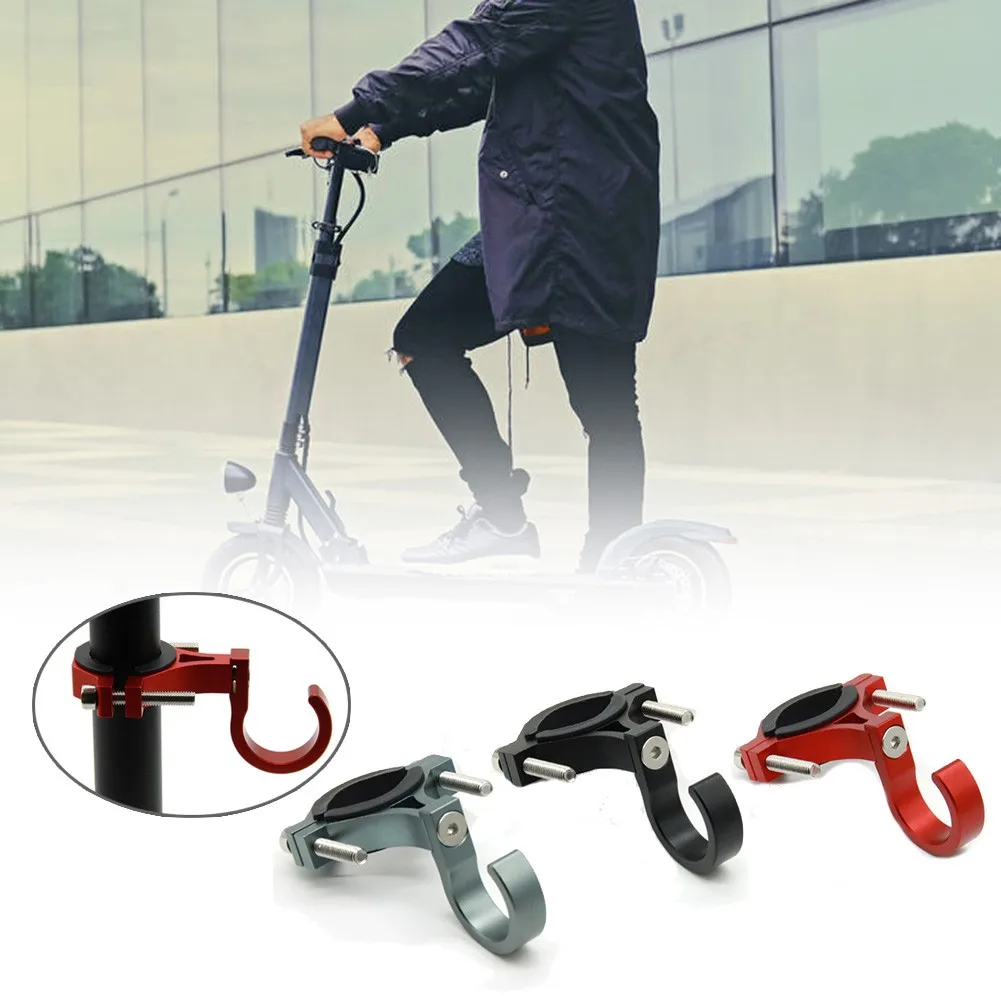 

1pc Bicycle Hanging Bag Hook Multifunctional Aluminum Alloy Front Hook For Xiaomi Scooter Bike Motorcycle Cycling Tube Parts