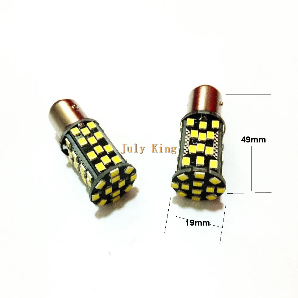 July King 1Pair 60 Светодиодный s 6000K 1157 светодиодный зазорный свет чехол дневного света