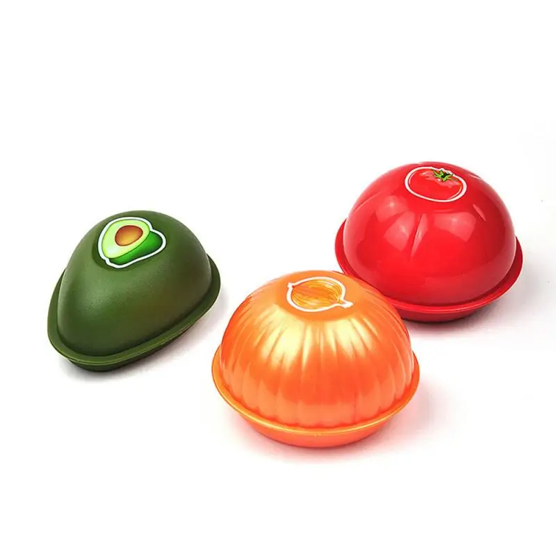 

Plastic Food Keep Fresh Box Eco-friendly Onion Sealed Box Cute Fruit Vegetable Storage Box Container Home Kitchen Accessories