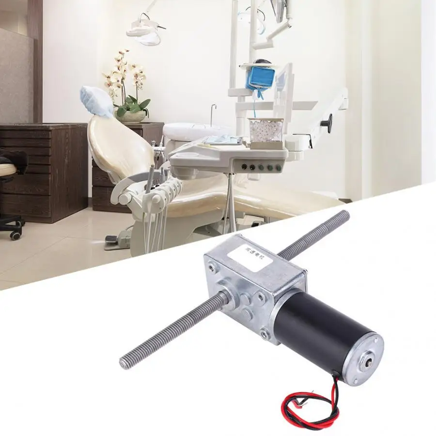 Двухвальный турбопривод 12 В червячный редуктор двигатель металлический