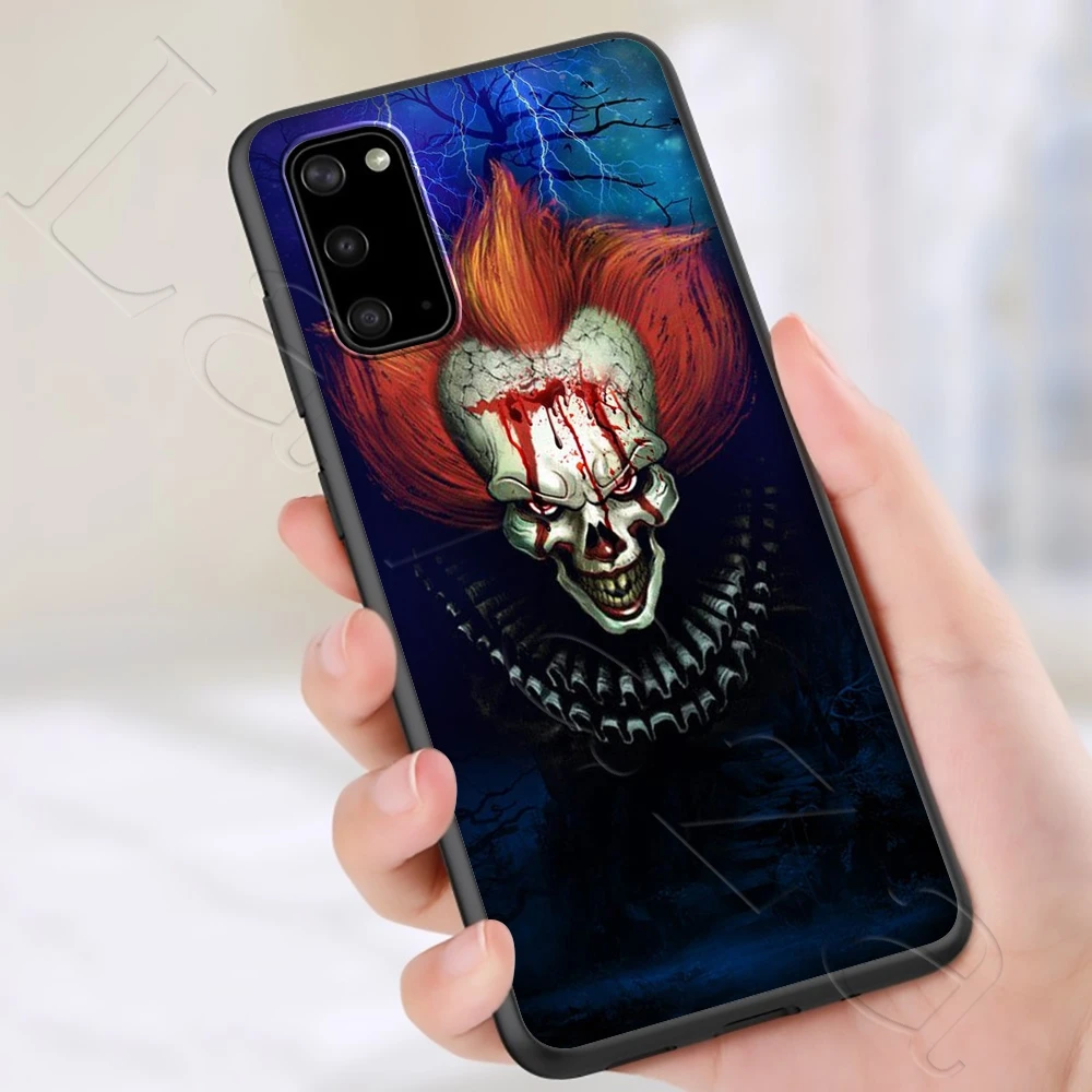 Clown Horror Pennywise Scary Case for Samsung Note 10 S6 S7 S8 S9 S10 S10e S20 ultra A71 A51 A81 A91 M10 M20 M30 Lite Edge Plus | Мобильные