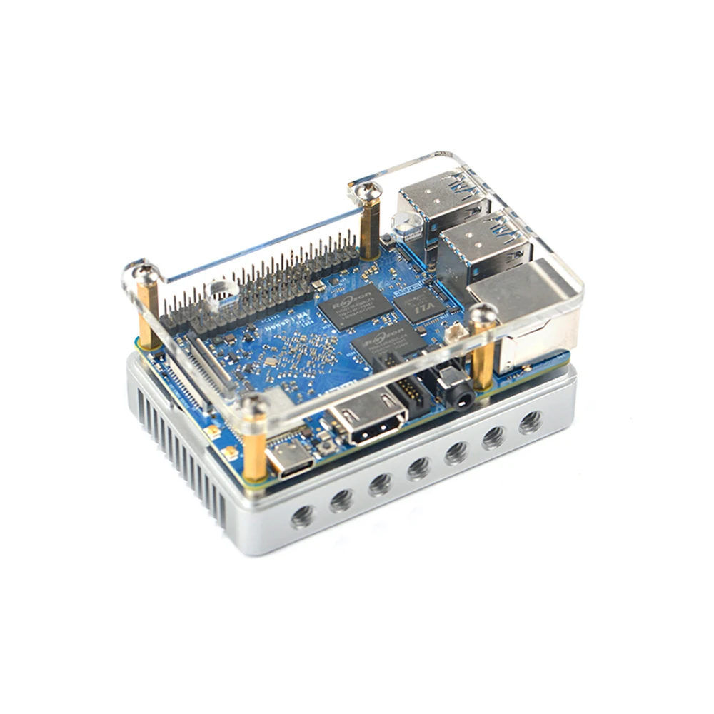 FriendlyElec NanoPi M4V2 4 Гб DDR4 Rockchip RK3399 SoC 2 4G & 5G двухдиапазонный Wi-Fi Поддержка Android 8 1 Ubuntu AI